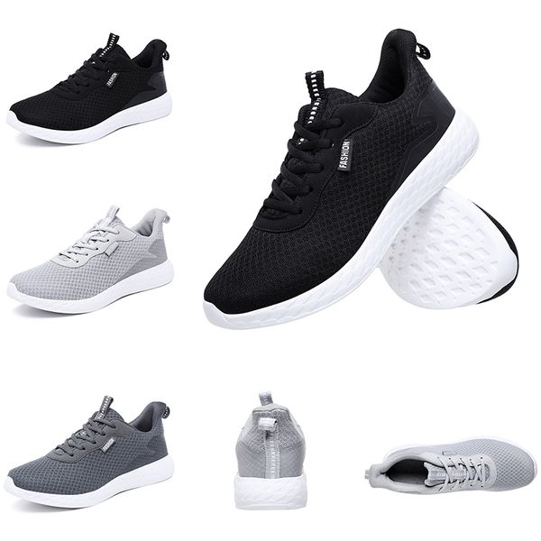 Hot Fashion femmes hommes chaussures de course noir blanc gris léger coureurs chaussures de sport baskets baskets marque maison fabriquée en Chine