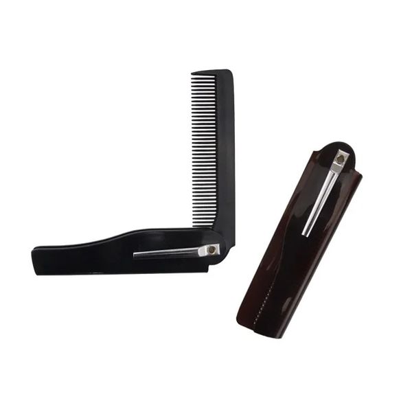 Peigne pliable chaude plie pace clip cheveux moustache barbe peigne peigne hommes hommes femmes femmes faites à la main massage brosse à cheveux