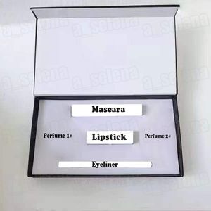 Ensemble de maquillage 5 en 1 Collection de cosmétiques de parfum Mascara Eyeliner Cosmétique Rouge à lèvres mat Kit de parfum de maquillage