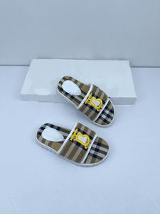 Hot girl slipper mode sandals d'été chabots de créateurs enfants grenards garçons noirs pantoufles chaussures eu 26-35 bébé garçons