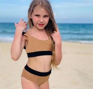 Fashion Luxury Two-Pieces Swim Kids Sweet Baignage de maillot de mail
