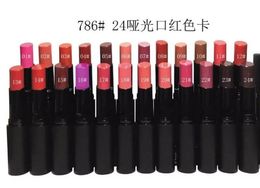 Hete goede kwaliteit laagste best-selling goede verkoop nieuwe make-up matte lipstick 3G 24 stuks