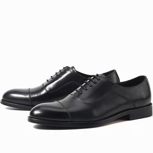 Hot Handmake Big Us Size 6.5-13 man MAN Jurk Shoe Flat Shoes Luxury Men's Business Oxfords Casual Shoe Black Bruin Leather Derby Schoenen