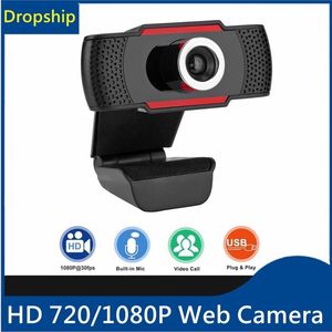 CHAUD! HD Cam Cam micro 1080p 720p USB enregistrement vidéo Caméra web avec ordinateur de microphone tablette PC