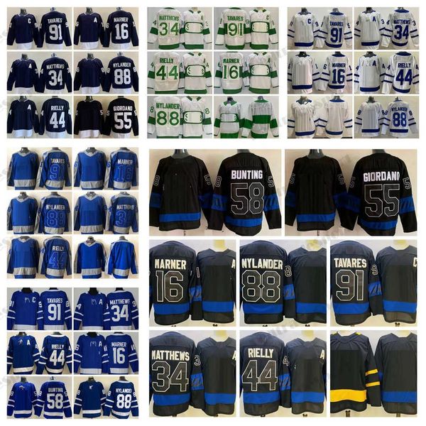 Hot Heritage Classic John Tavares Jerseys de hockey Auston Matthews Mitchell Marner Morgan Rielly William Nylander Spezza Bunting Giordano 22