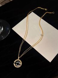 HOT haute qualité classique série Messik simple trois diamants coulissant collier asymétrique pour les femmes concepteur bijoux fête de mariage luxe amoureux cadeau