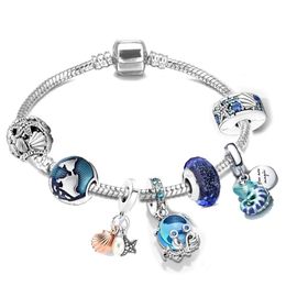 Hot haute qualité Pandora mode bijoux pendentifs charmes pour femme bricolage charmes et clé pendentif bracelet pour bracelets de charme cadeau bijoux accessoires en gros