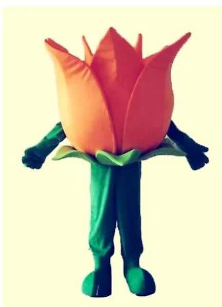 Costume de mascotte de fleur de fleurs de haute qualité de haute qualité