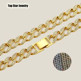 Heet! Hiphop Sieraden Sets Volledige Cubic Zirkonia Miami Cubaanse Collier Armbanden Bling Bling Iced Out Rapper Rocker Hiphop Accessoires