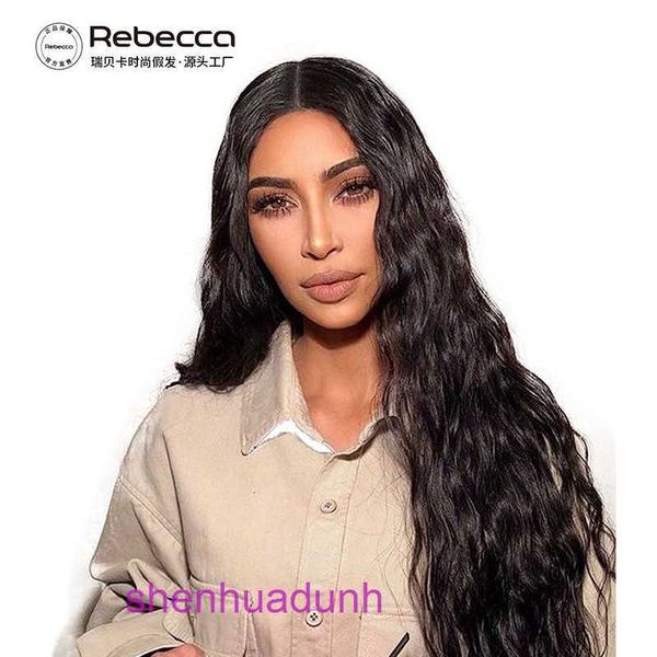 Diadema para el cabello rizado largo y caliente para mujeres 13x4 encaje nuevo Rebecca Producto de promoción principal