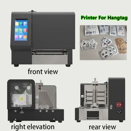 Hot Industriële 4.3 Inch Touch Screen Hangtag Printer Lint 43D Multifunctionele Label Drukmachine Hoge Snelheid 300 DPI Max