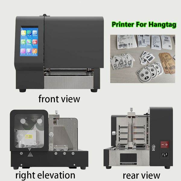 Impresora Industrial de etiquetas colgantes con pantalla táctil de 4,3 pulgadas, cinta 43D, máquina de impresión de etiquetas multifuncional, alta velocidad, 300 DPI máx.