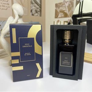 Hot Item Men's Perfume Gold Immortals Patchouli mémoire bleu talisman100ml 3.3floz en bois clair parfum de parfum neutre