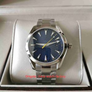 Artículos destacados Reloj para hombre Moda 41,5 mm Aqua Terra 150M Bond 007 Relojes de cristal de zafiro azul Movimiento CAL.8500 de acero inoxidable Relojes de pulsera mecánicos automáticos para hombre