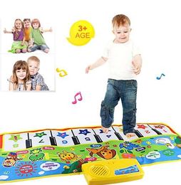 Hot Keyboard Touch Play Toetsenbord Muziek Muziek Instrument Zingen Gym Tapijt Mat Best Kids Baby Gift Muzikaal Speelgoed voor kinderen