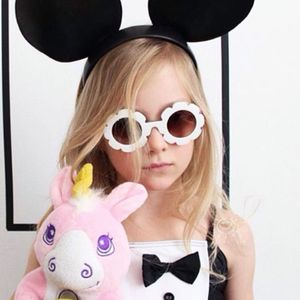 Kids Sunglasses Round Sunflower Frame Children Sun Glasses UV400 Protection 7 Colors Fashion Outdoor Eyeglasses Wholesale