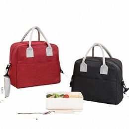 Hot Grand épaule Sacs isothermes Sac à lunch portable pour les femmes Sac de réfrigérateur Zipper Sac thermique Boîte à lunch fourre-tout alimentaire pique-nique plage w8Zg #