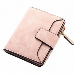Hot Leather Femme Wallet Hasp Small and Slim Coin Pocket Purse Purse Women Wallets Cartes Holders Luxury Brand Wallets Designer Purse H5JI # #
