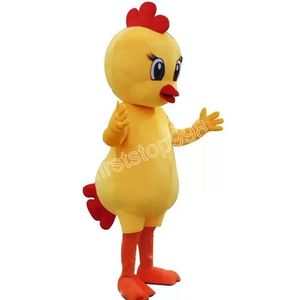 chaud petit poussin mascotte Costume simulation de performance dessin animé thème personnage adultes taille noël publicité extérieure tenue costume