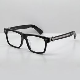 Chr Designers Mode Lunettes de soleil optiques Cadres pour hommes Rendez-vous dans le thé Femmes Plaine avec lentille de revêtement EMI Personnalisable Cadre de prescription Lunettes rétro Verre carré