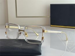 Gafas ópticas de diseñador de lujo CALIENTE, monturas de gafas de sol de moda para hombres, montura para hombre para mujeres, gafas cuadradas para mujer, lentes de personalización con prescripción fresca, gafas vintage