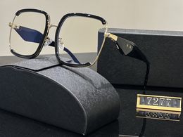 2023 Top P Estilista gafas gafas de sol polaroid lente diseñador para mujer Mens Goggle senior Gafas para mujeres marco de anteojos Vintage Metal Gafas de sol con caja