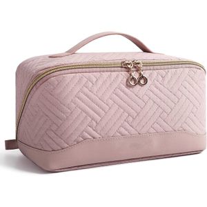 Bolsa de maquillaje caliente bolsa de maquillaje de viaje impermeable portátil rosa para mujer 231015