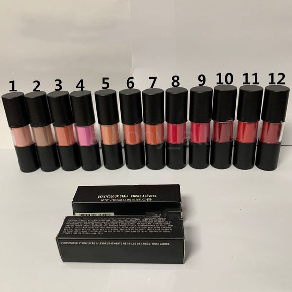 Maquillage chaud brillant à lèvres mat liquide rouge à lèvres multicolore Sexy rouge à lèvres 12 couleurs brillant à lèvres 8.5 ml