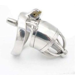 Hot Male Chastity Device Acero inoxidable Bird Beads Chastity Cage # R47