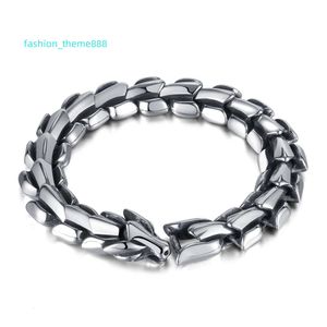 Hot Fabrikanten Vintage Dragon Bone Armband Nieuwe Viking Rvs Kielketting Cool Punk Aangepaste Sieraden voor Mannen