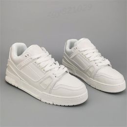 Hot Hommes Out of Office Blanc Chaussures Arrow Low-Top Baskets En Cuir Mens Designer Trainer Flat Luxurys Chunky Casual Shoe Sports Sneaker z12