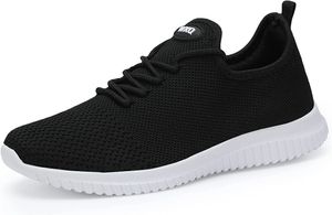 Chaussures de sport pour hommes chaudes chaussures de marche de loisirs légers à la mode maille tricotée adaptées à la course à pied gym