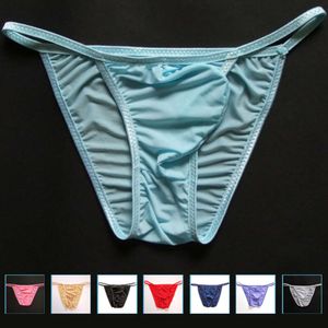 Hommes chauds Sexy mode slips Gay poche mâle Bikini petits sous-vêtements Jockstrap