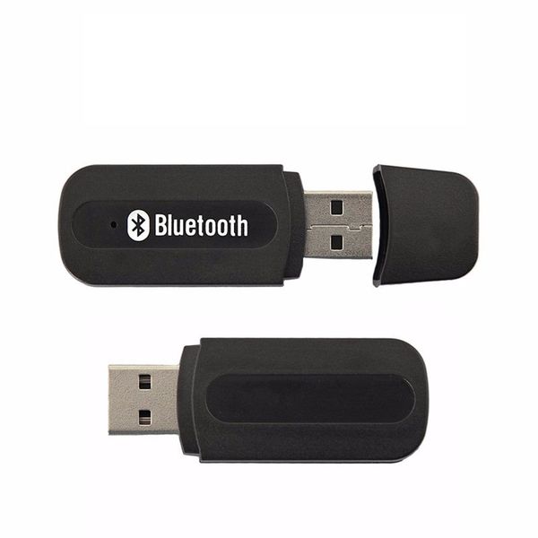Hot Mini Portable 3.5mm AUX Wireless Bluetooth Car Kit USB Music Audio Receptor Adaptador para Smart Phone Tablet PC envío gratis