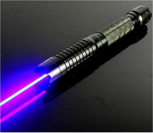 HEET! Meest krachtige 500000m 450nm High Power Blue Laser Pointer Zaklamp Wicked LAZER Torch Hunting