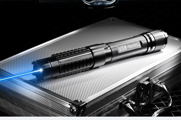 CHAUD!Le plus puissant militaire 500000m 450nm haute puissance bleu pointeur laser lampe de poche méchant laser torche chasse camping signal lampe chasse