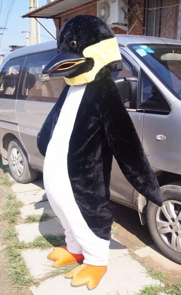 Personaje de película caliente Imágenes reales disfraz de mascota pingüino emperador tamaño adulto envío gratis