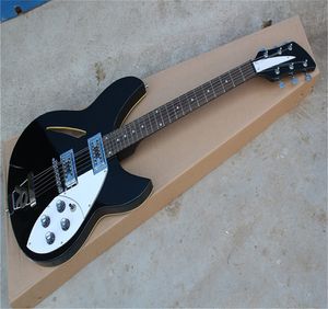 HOT Nouvelle arrivée guitare électrique creux petit rocker cadeau de couleur noire