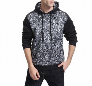 Chaud nouvelle marque col roulé sweat à capuche pour homme sweats à capuche hiver Fi léopard veste de sport pull pour hommes survêtements minces 458H #