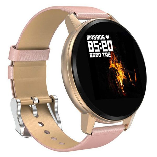 Reloj inteligente CF88 Pantalla completamente táctil a color 1.3 pulgadas IP67 Paso Ritmo cardíaco Presión arterial Monitoreo del sueño Pulsera inteligente