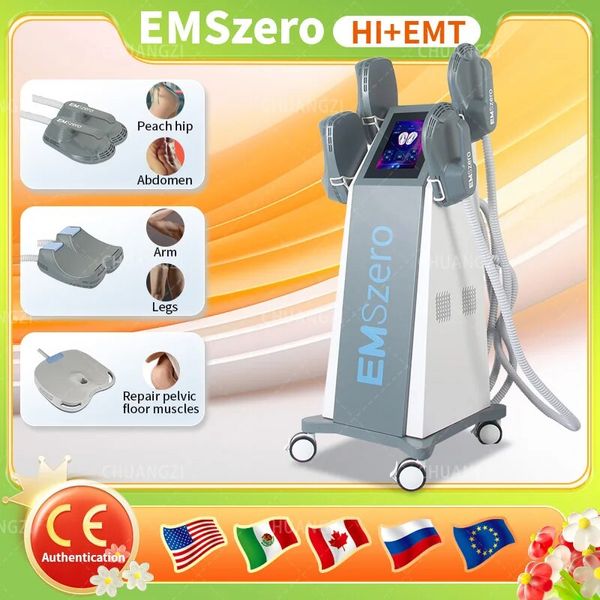 Nouveau stimulateur musculaire EMSZERO RF corps minceur EMS 14 Tesla 6500W équipement de beauté EMS sculpture Machine coussinets pelviens disponibles