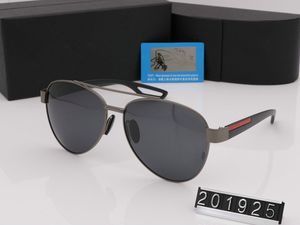 HOT New PD Luxe hommes Marque 201925 Designer lunettes de soleil polarisées hommes surdimensionnés carrés lunettes de soleil de luxe dégradé pilote 100% UV avec boîte