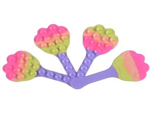 Hete nieuwe speelgoedzuiging Cup Cat Paw Silicone Sticker Stress Relief Squeeze Toy Antistress Soft Squishy For Kids2383271