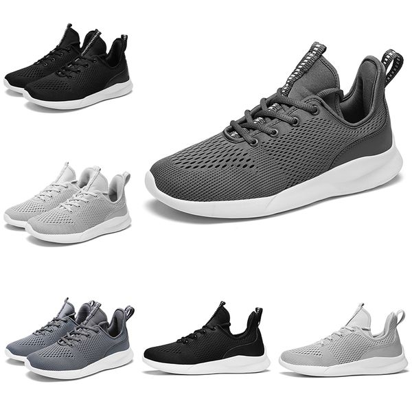 Hot New Femmes Hommes Chaussures De Course Noir Blanc Gris Mesh Respirant Sport Baskets Hommes Formateurs Marque Maison Fabriqué en Chine taille 39-44