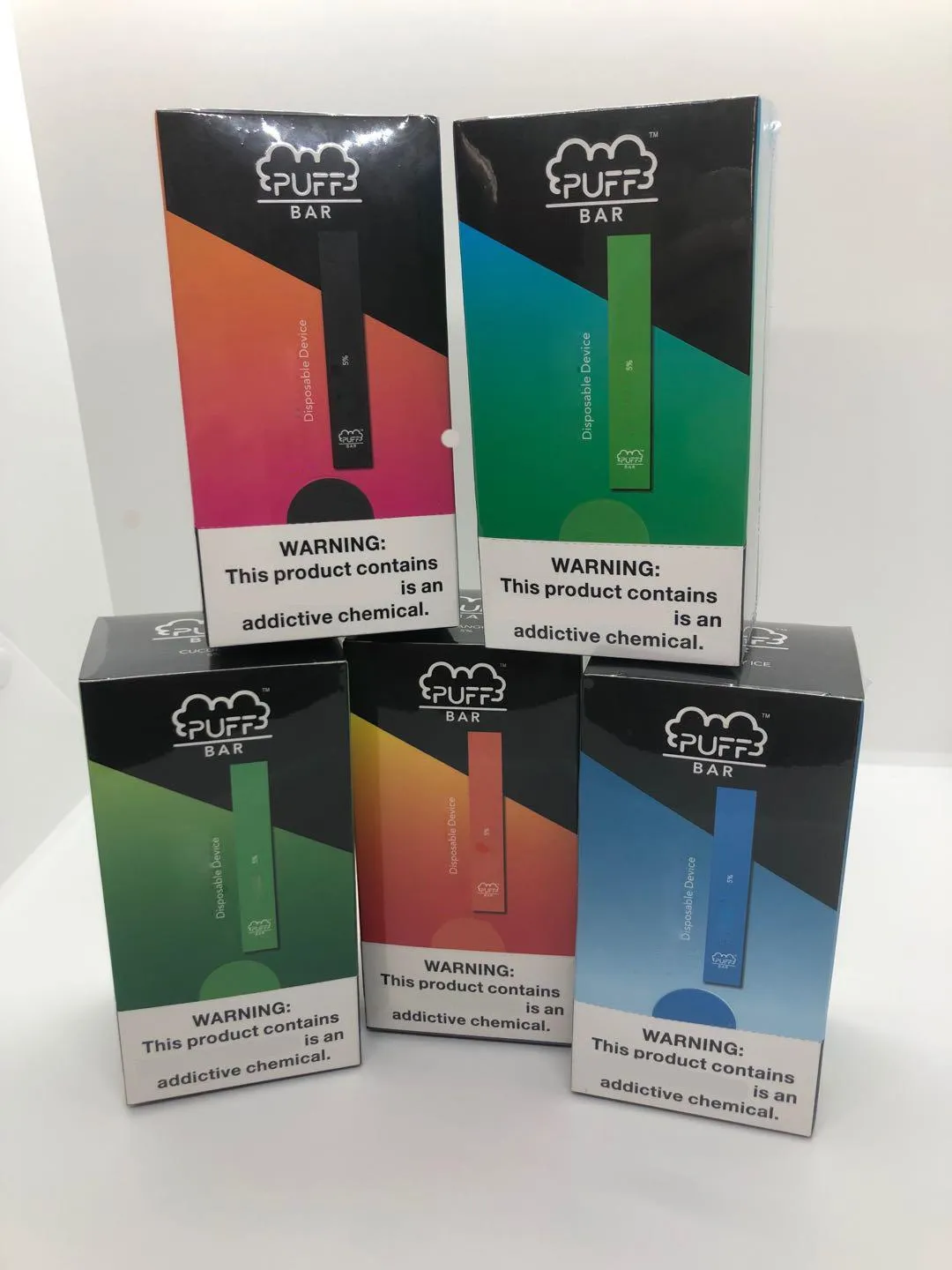 Chaud Sur La Vente Barres Bouffantes 5 Jeûnes Pods Système Device Puff