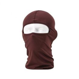 HOT Outdoor Lycra Full Balaclava Chapeaux Protection du visage 14 couleurs Moto Masque de cyclisme Ski Neck Aouwk