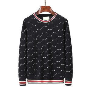 Hot Paris Designers Knitwear Sweaters Grensed losse trui heren jumper modebrief geprint Cardigan herfst winter warme jumpers m-3xl