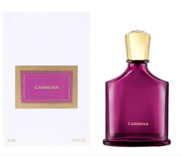 Parfum chaud Hommes Femmes Parfum CARMINA Fleurs de vent Fleurs de printemps Cologne Messieurs Parfum Version haute Qualité supérieure Longue durée 75 ml 100 ml Eau des îles Vierges