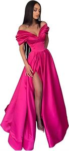 Hot Pink Prom -jurk Fuchsia formele avondfeestjurken tweede receptie verjaardag verlovingsjurken robe de soiree 01