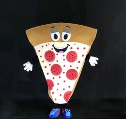 Costume d'animal de mascotte de pizza chaude Halloween Noël Bête Performance hamburger Costume de mascotte Costumes Robe Party Cartoon Set de haute qualité